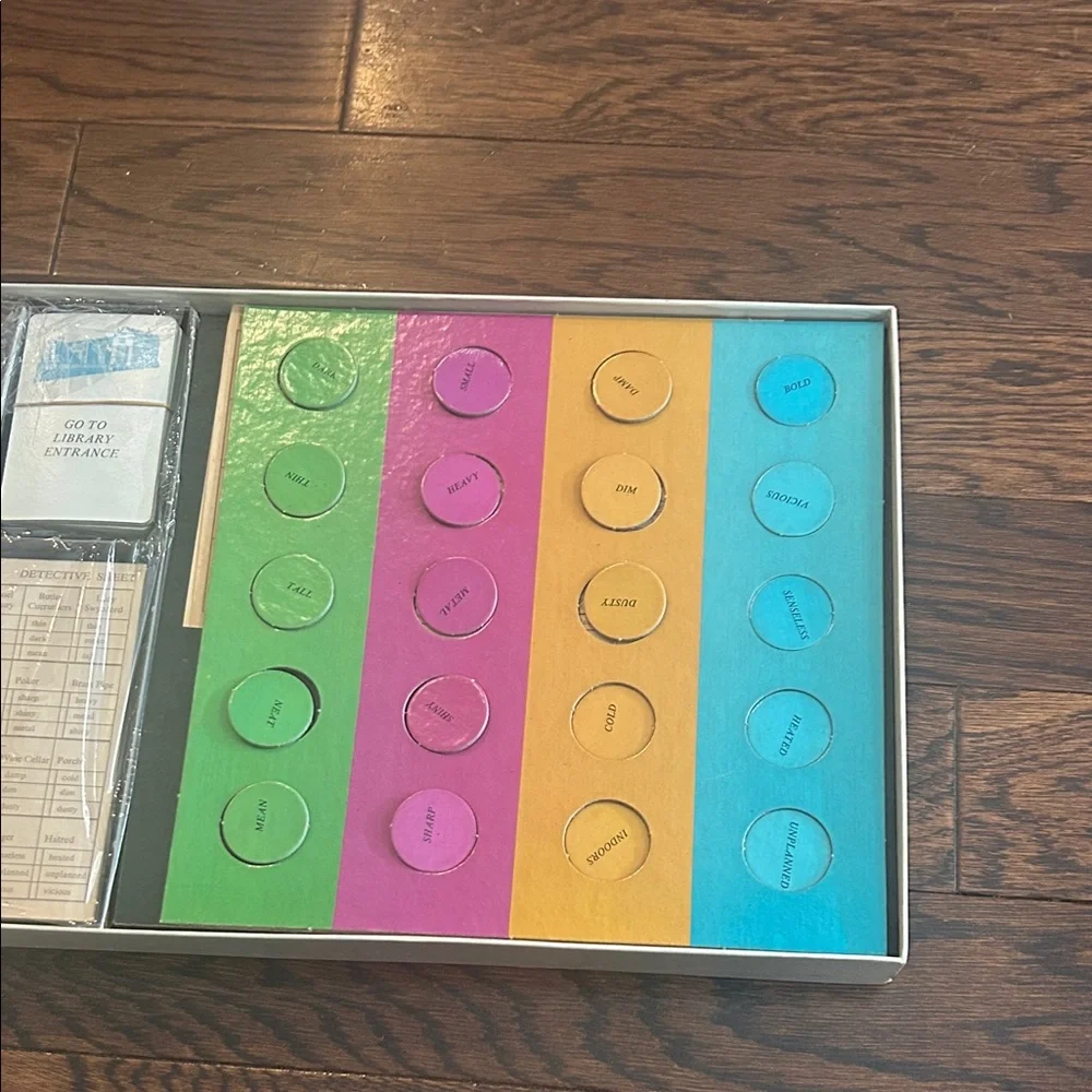 Whodunit Mystery Detective Game Vintage Box - Pink, Purple, Cream Artwork 1972 - Picture 6 of 8